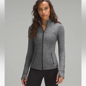 Lululemon define jacket in heathered black in size 2